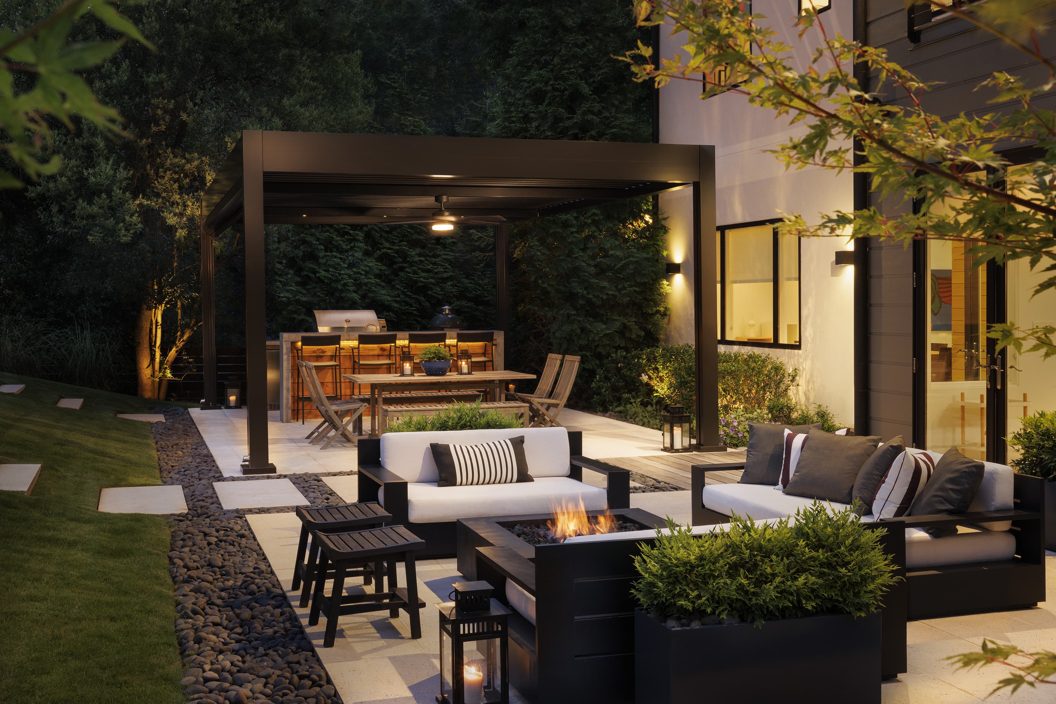 Premium outdoor living structure